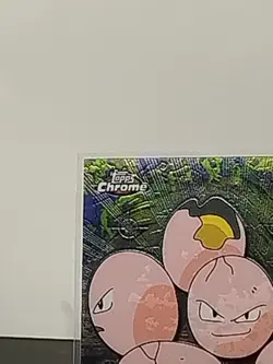 Pokemon #102 Exeggcute Card Topps Chrome 2000 TV Animation Edition - Image 3