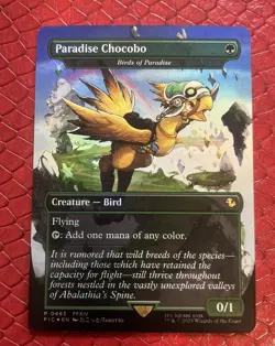 Paradise Chocobo - Birds of Paradise (Borderless) Commander: Final Fantasy Foil - Image 1