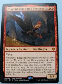 Dragonhawk, Fates Tempest MTG Magic: The Gathering NM/M - Image 1