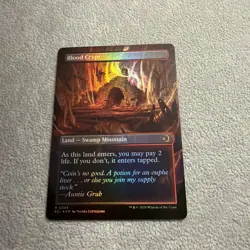 Blood Crypt (0349) (Borderless) (Foil) MTG Lorwyn Eclipsed - Image 1