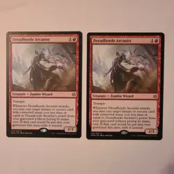 2x MTG Magic the Gathering Dreadhorde Arcanist (125/330) War of the Spark LP - Image 1