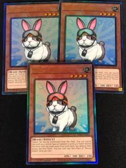 Yugioh Rescue Rabbit RA02-EN008 1ST ULTIMATE X3 (NM) - Image 1