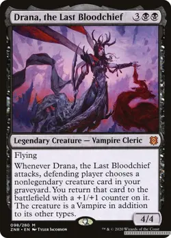 Drana, the Last Bloodchief [ZNR - 98] - NM [Normal] TCG MTG - Image 1
