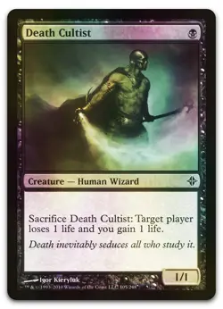 Death Cultist #105 (Foil) (LP) Rise of the Eldrazi ROE Magic MTG - Image 1
