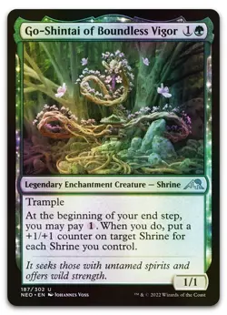 Go-Shintai of Boundless Vigor #187 (Foil) LP Kamigawa Neon Dynasty NEO Magic MTG - Image 1