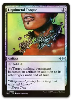 Liquimetal Torque #228 (Foil) (NM) Modern Horizons 2 MH2 Magic MTG - Image 1