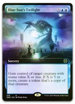 Blue Sun's Twilight (Extended Art) #379 (Foil) NM Phyrexia All Will Be One - Image 1