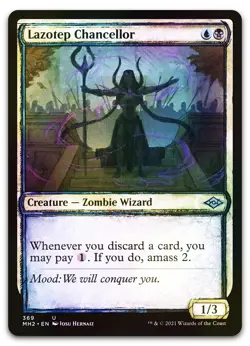 Lazotep Chancellor (Showcase) #369 (Foil) (NM) Modern Horizons 2 MH2 Magic MTG - Image 1