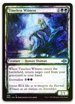 Timeless Witness (Showcase) #358 (Foil) (NM) Modern Horizons 2 MH2 Magic MTG - Image 1