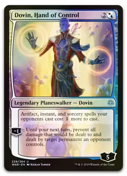 Dovin, Hand of Control #229 (Foil) (LP) War of the Spark WAR Magic MTG - Image 1
