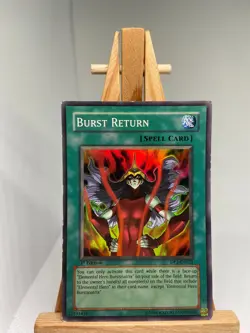 Burst Return - Super Rare 1st Edition DP1-EN022 - MP - YuGiOh - Image 1