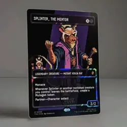 Splinter, the Mentor (0089) (Borderless) (Surge Foil) Commander: TMNT - Image 3