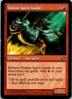 MTG Magic The Gathering Simian Spirit Guide Planar Chaos Played See Scan - Image 1