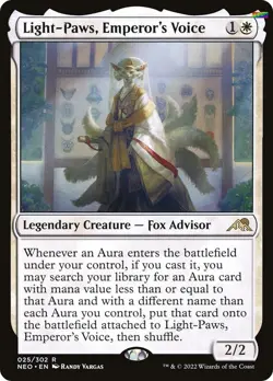 Light-Paws, Emperor's Voice [NEO - 25] - NM [Foil] TCG MTG - Image 1