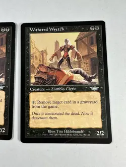 Withered Wretch 1x MtG Legions LGN SP/NM lot of 2 - Image 3