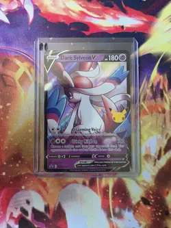 Pokemon Dark Sylveon V SWSH134 Celebrations Black Star Promo - Image 1