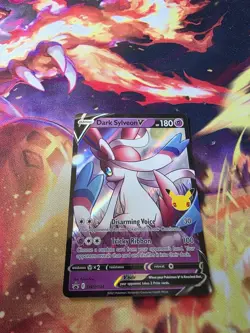 Pokemon Dark Sylveon V SWSH134 Celebrations Black Star Promo - Image 3