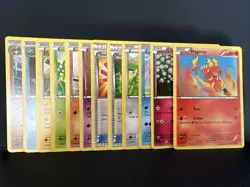 Pokemon XY Furious Fists 12 Card Lot LP Set Builder Dedenne Machop Clefairy - Image 1