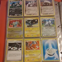 Pokemon TCG Diamond & Pearl Lot of 9, Shinx, Luxio, Mightyena, Aron, Lairon - Image 1