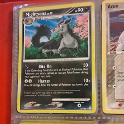 Pokemon TCG Diamond & Pearl Lot of 9, Shinx, Luxio, Mightyena, Aron, Lairon - Image 3