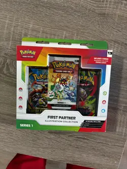 Pokemon TCG First Partner Illustration Collection Promo Booster Box 2026 SEALED - Image 1