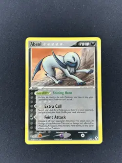 Pokemon Absol 15/92 Legend Maker Non-Holo Rare Regular Card English 2006 - Image 1