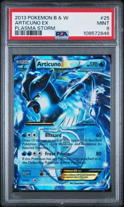 Pokemon Articuno EX (Team Plasma) 25/135 Plasma Storm Holo PSA 9 - Image 1