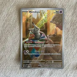 Pokemon TCG - Mimikyu SVP 075 Scarlet & Violet Black Star Promo Paldean Fates NM - Image 1