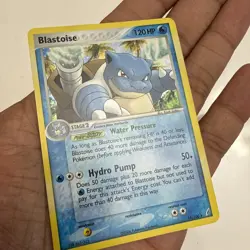 BLASTOISE 14/100 HOLO RARE CRYSTAL GUARDIANS POKEMON NEAR MINT - Image 2