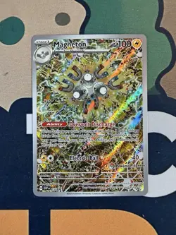 Pokemon TCG Magneton SVP 159 Promo Surging Sparks Pokemon Center Stamped - Image 1