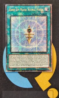 MP24-EN035 Rank-Up Magic Astral Force Quarter Century Rare YuGiOh - Image 1