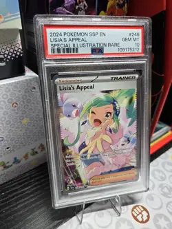 Lisia's Appeal 246/191 Sv08: Surging Sparks Holo PSA 10 Pokemon - Image 3