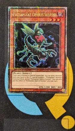 MP24-EN041 Predaplant Ophrys Scorpio Quarter Century Secret Rare YuGiOh - Image 1