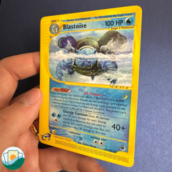 2002 Pokemon Expedition Base Set | Blastoise | Non Holo | #37/165 - Image 4