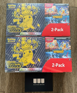 Pokemon Surging Sparks Elite Trainer Box/Booster Bundle Costco 2-Pack (LOT OF 2) - Image 1
