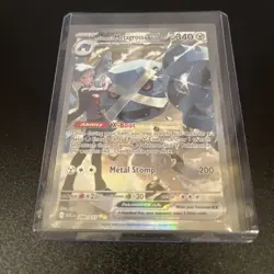 Pokemon Steven's Metagross EX 289/217 ASC Rare Full Art Holo English 340 HP 2023 - Image 1