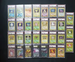 Pokemon Graded Slabs Lot 31 PSA/CGC Vintage WOTC 1st Ed + Pristine 10's Low Pop - Image 1