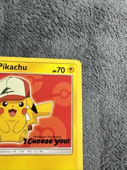 Ash's Pikachu SM109 Sun & Moon Black Star Promo Pokemon - Image 5