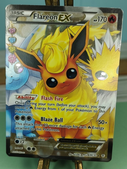 Pokemon Flareon EX (Full Art) RC28-32 Generations: Radiant Collection Holo TCG - Image 1