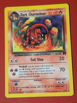 Pokemon Dark Charmeleon - 32/82 Gold W Stamp Kraft Wizards - Team Rocket LP/VMP - Image 1