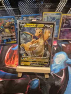 Dragonite V 049/078 Holo Pokemon GO Pokemon NM - Image 1