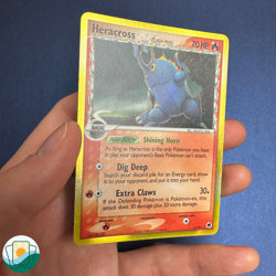 2006 Pokemon Dragon Frontiers | Heracross | Holo | #3/101 - Image 3