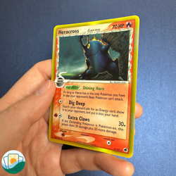 2006 Pokemon Dragon Frontiers | Heracross | Holo | #3/101 - Image 4