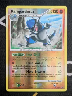 RAMPARDOS 13/127 (Reverse Holo Rare) Platinum - NM/Near Mint Pokemon - Image 1