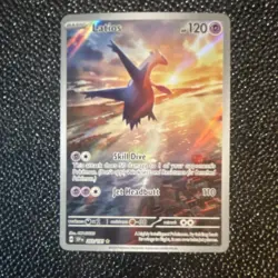 Pokemon Latios Illustration Rare Full Art Holo Sv08 Surging Sparks 203/191 - Image 1