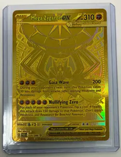Mega Zygarde ex 124/088 Hyper Rare Gold 2026 Pokemon Perfect Order English - Image 1