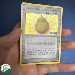 2006 Pokemon EX Unseen Forces | Sitrus Berry | Reverse Holo | Stamped | #91/115 - Image 3