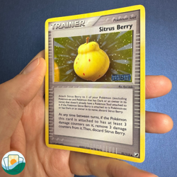 2006 Pokemon EX Unseen Forces | Sitrus Berry | Reverse Holo | Stamped | #91/115 - Image 4