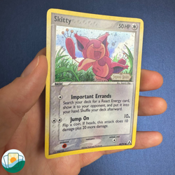 2006 Pokemon EX Legend Maker | Skitty | Reverse Holo | Stamped | #64/92 - Image 3