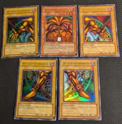 Yugioh Exodia the Forbidden One LOB-120 - LOB-124 Complete OG 2002 USA Set LP+! - Image 1
